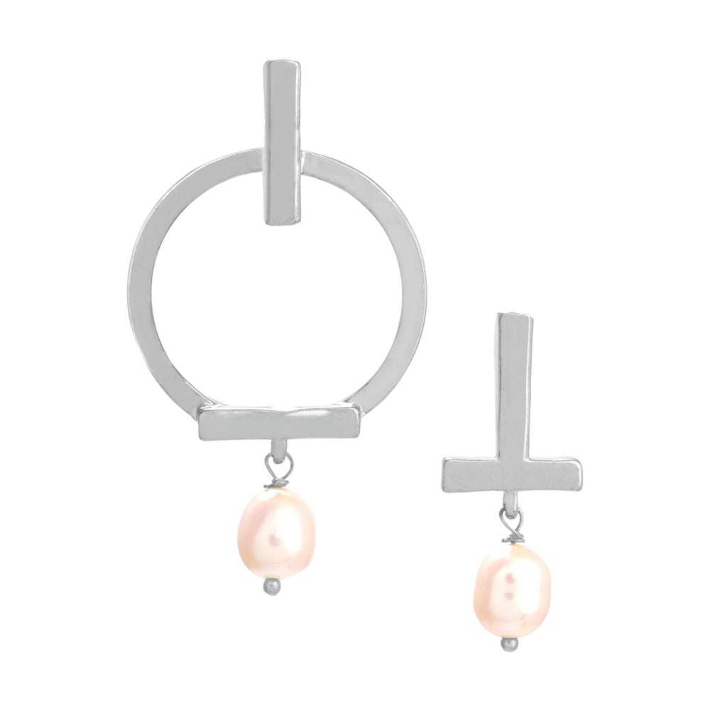 T26821_S_Mismatched Pearl Hoops