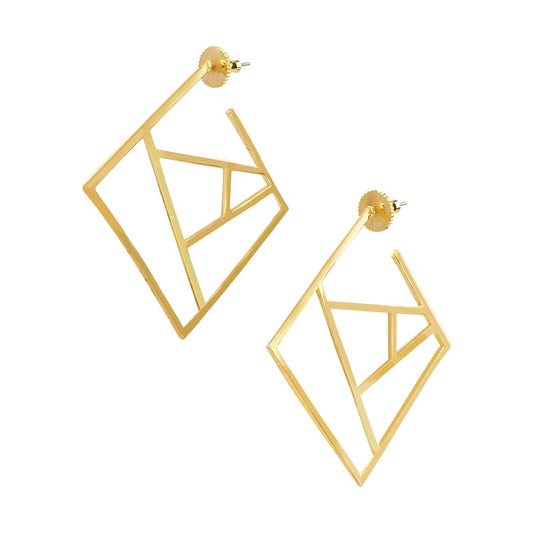 Caged Curiosity Earrings - Bold N' Italic