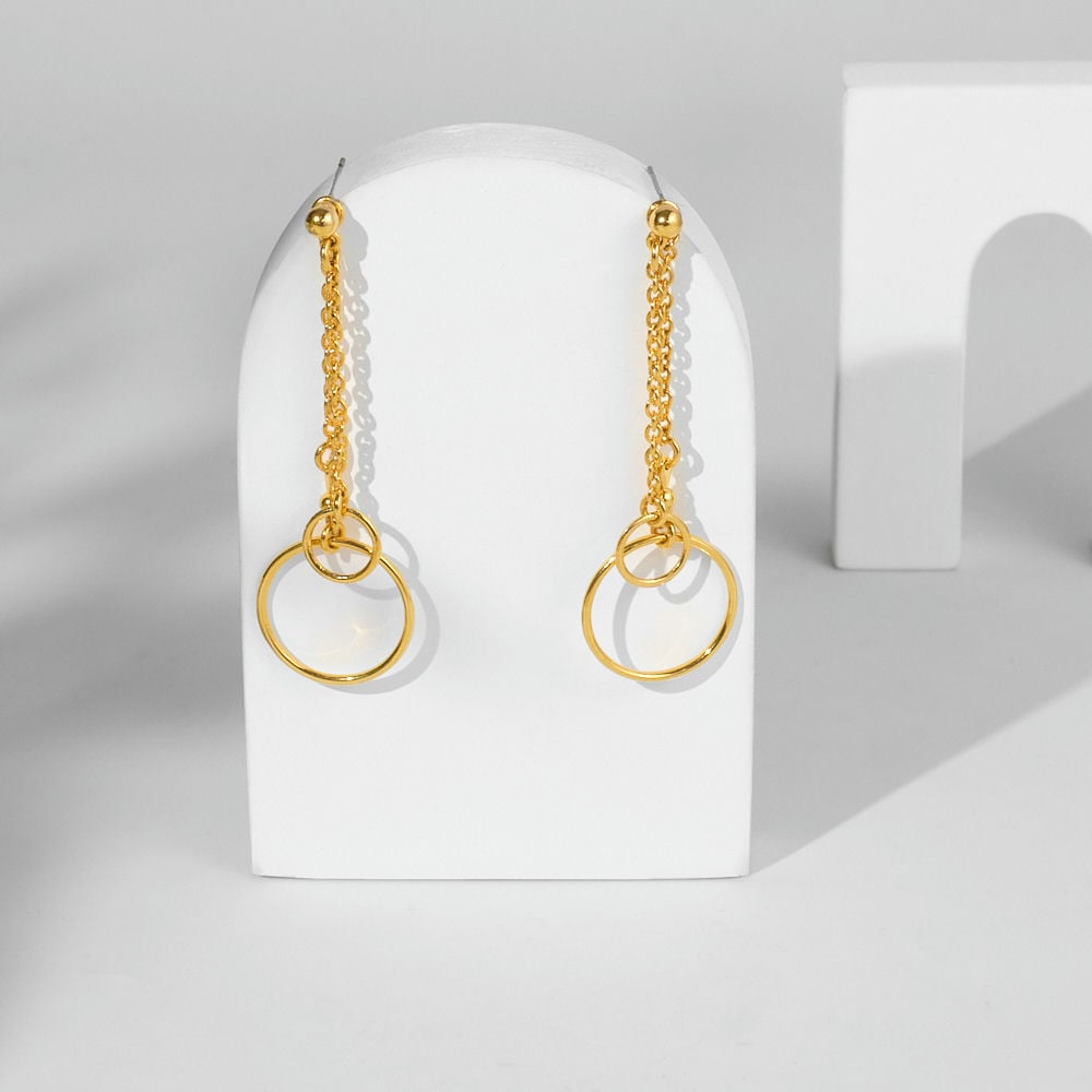 Cosmic Chains Earrings - Bold N' Italic