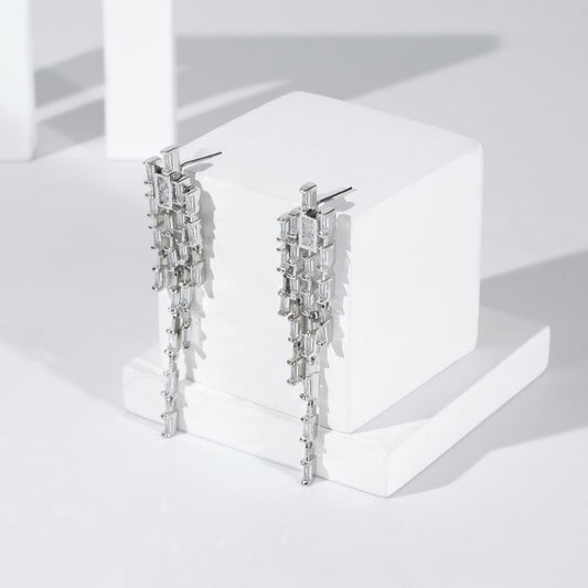 Dancing Baguette Earring - Bold N' Italic