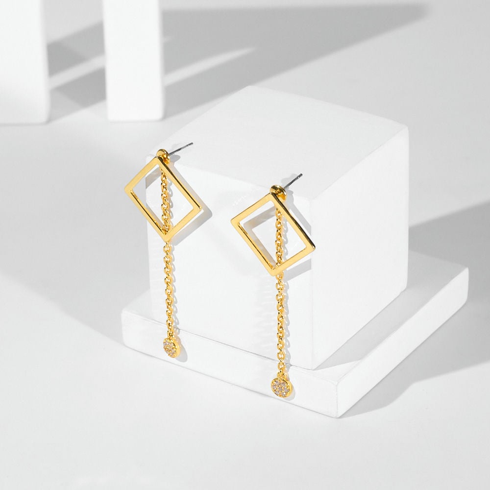 Daring Deconstructed Earrings - Bold N' Italic