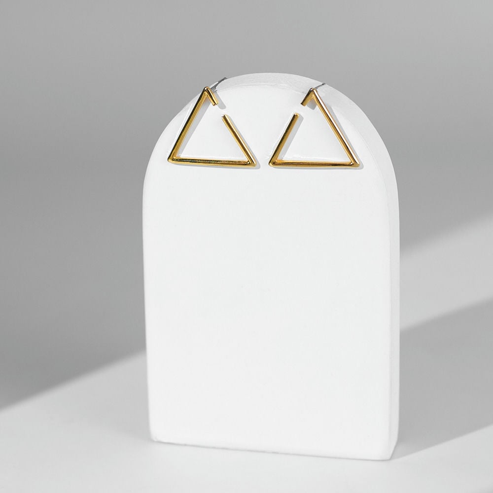 Edgy Triangle Earrings - Bold N' Italic