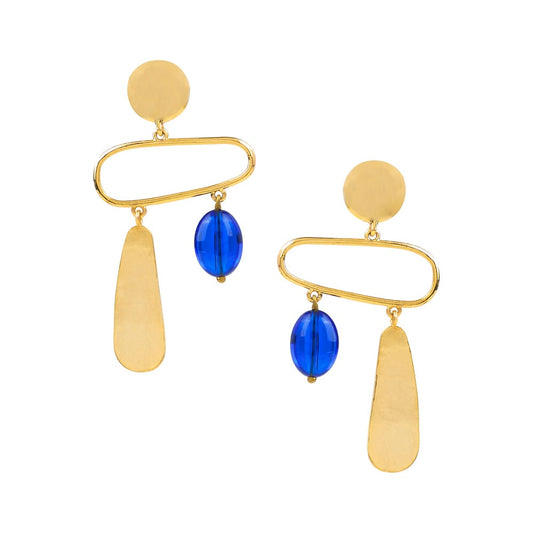 Indigo Infinity Earrings - Bold N' Italic