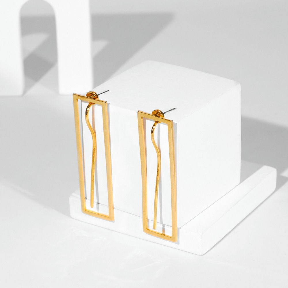 Metro Maven Earrings - Bold N' Italic