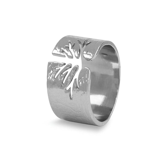 Silver Symphony Ring - Bold N' Italic