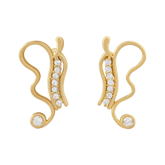 Whimsical Winglet Studs - Bold N' Italic